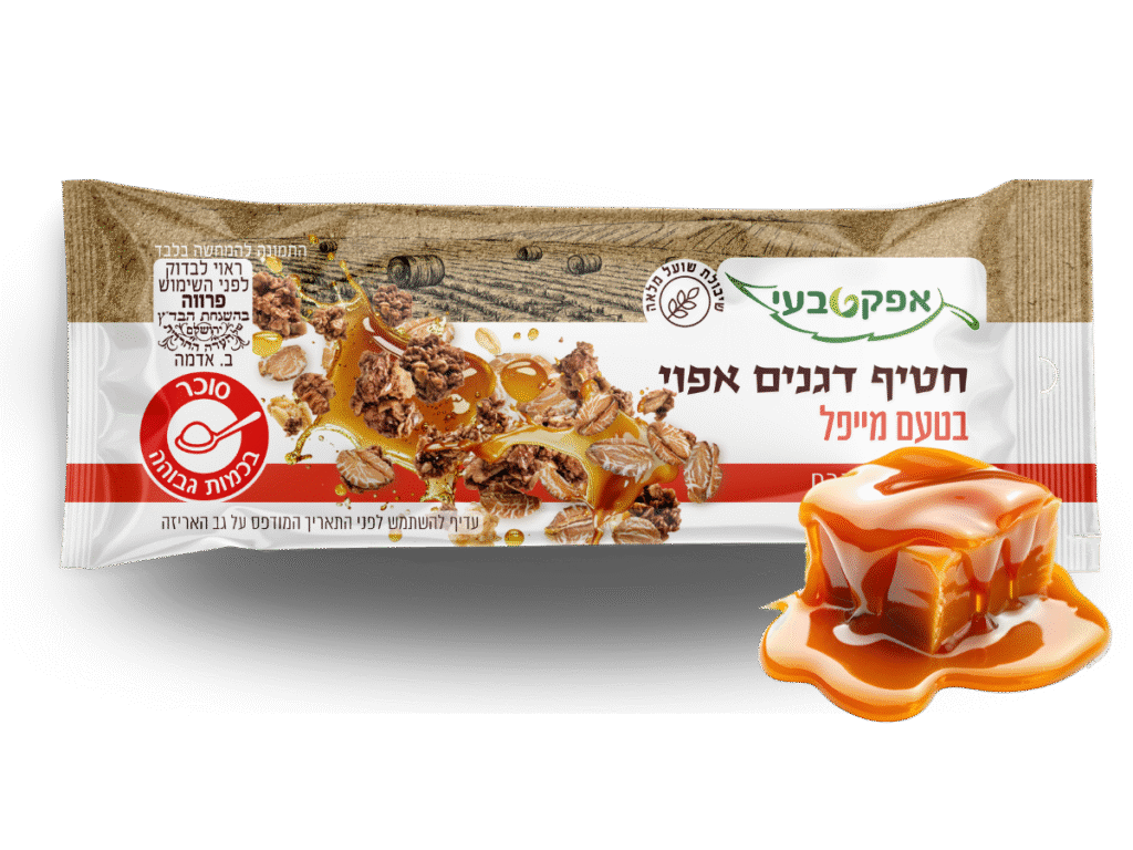 חטיף דגנים אפוי בטעם מייפל